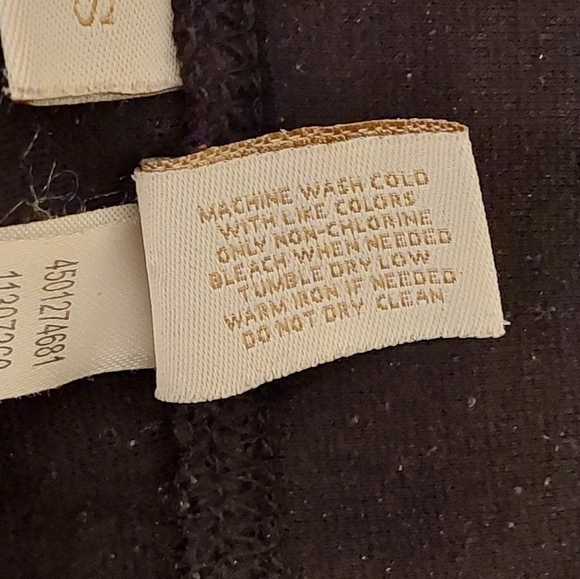 Weekends by chicos black pants size 0 - Picture 5 of 7